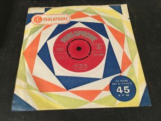 The Beatles Love Me Do 1962 Red Label Parlophone R 4949 Uk 1st Pr Ex Rare Orig