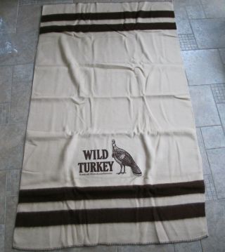 Very Rare Wild Turkey Bourbon Throw Blanket 72 X 42