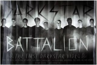 Battalion,  First Darkstar Video In - Store Skateboarding Poster 24 " X 36 ",  2 Sides