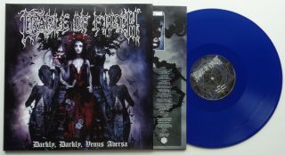 Kr6 Cradle Of Filth Darkly,  Darkly,  Venus Aversa Red/blue Vinyl 2lp 675/2000