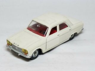 Vintage Dinky Toys 1428 Peugeot 304 White