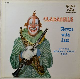 Clarabelle Clowns With Jazz Rare Lp Ex Vinyl Plays Great Howdydoody Norman Paris