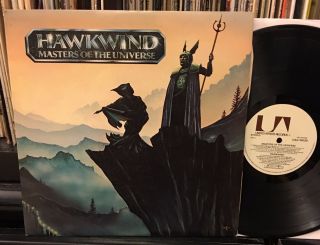 Hawkwind Masters Of The Universe Ua 1977 Uag 30025 Uk Nm Vinyl
