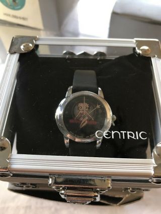 Nos Centric Betty Boop Watch In Storage Case