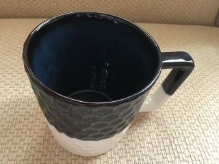 STARBUCKS 2017 Anniversary Mermaid Siren Scales Coffee Mug Blue Brown White 12oz 4
