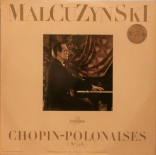 Ultra Rare Fr Stereo Lp Witold Malcuzynski Chopin Polonaises Columbia Saxf 127