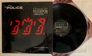 The Police - Ghost In The Machine - 1981 Us 1st Press (nm) Shrink,  Hype Sticker