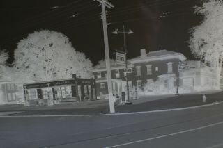 1942 Atlantic Gas Station Negative E Genesee & Forman,  Syracuse,  Ny Large