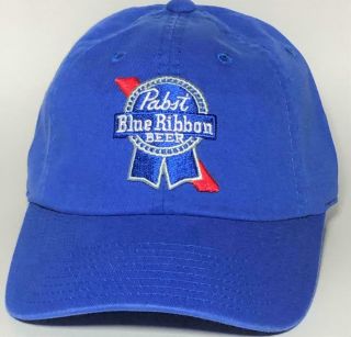 Pabst Blue Ribbon Low Profile Blue Hat American Needle Baseball Cap