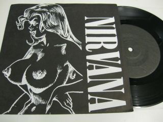 Nirvana 7” 45 John Peel Sessions 1989 Love Buzz Kurt Cobain Vinyl Rare