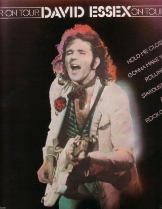 David Essex On Tour Japan 2 Vinyl Lp 1976 Inc Rock On,  America,  Stardust
