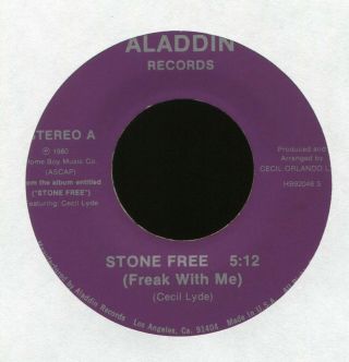 Cecil Lyde Stone On Aladdin Rare Modern Soul Boogie Funk 45 Hear