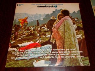 Woodstock: Music From The Soundtrack And More 3 Lp Discs Sd 3 - 500