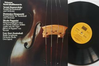 Gary Karr: Virtuoso Double Bass Concertos - Paganini,  Koussevitzky/ Schwann