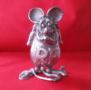 Big Daddy Roth Rat Fink Highly Detailed Solid Metal Figurine Sculpture