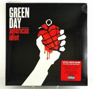 Green Day American Idiot,  2xlp,  Red,  White & Black Vinyl,  Reprise (2015)