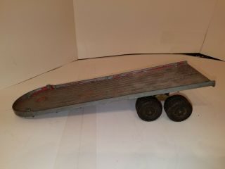 Vintage Flat Bed For Semi Truck.