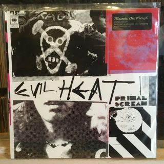 [rock/pop] Nm 2 Double Lp Primal Scream Evil Heat {2011 Mov 180 Gram Reissue]