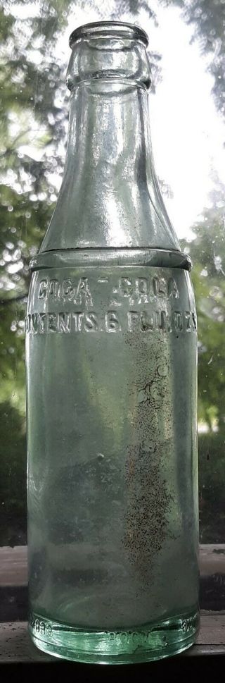 Rare Circa 1920? 6 Oz.  Coca - Cola Bottling Bottle,  Rock Island,  Il Illinois