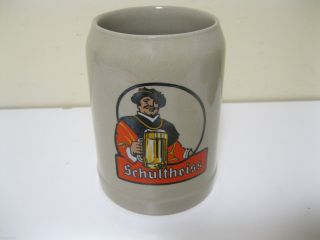 Schultheiss Biere 0.  5l Beer Stein Made In Germany
