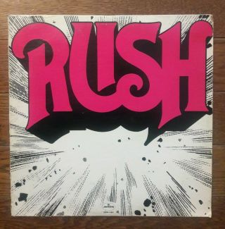 Rush Self Titled Debut 1st Lp Mercury ‎records Srm - 1 - 1101 Masterdisk Vinyl 1974