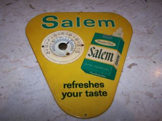Wonderful Vintage Salem Cigarettes Advertising Thermometer/check It Out
