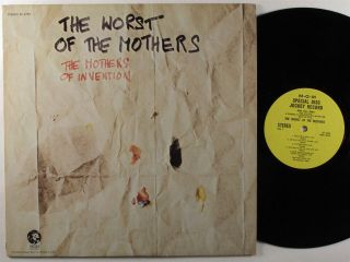 Mothers Of Invention The Worst Of The Mothers Mgm Lp Vg,  Promo