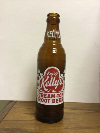 Kelly’s Root Beer Acl Painted Label Soda Bottles - Mishawaka,  Indiana