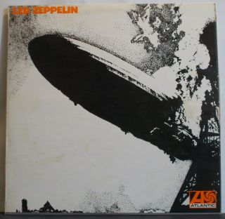 Led Zeppelin Led Zeppelin - Uk Plum Atlantic Lp - Silver Strip Jimmy Page 1 One
