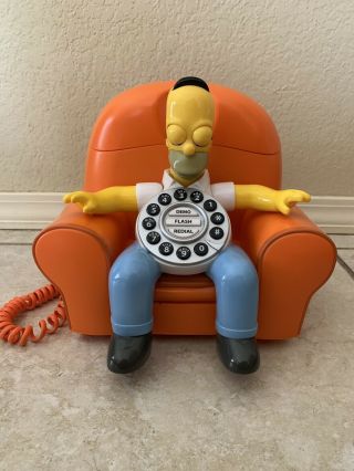 Rare Homer Simpson Animated Talking Phone (the Simpsons)