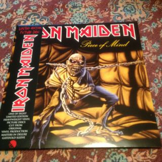 Iron Maiden - Piece Of Mind - Rare Ltd Heavywieight Picture Disc Top