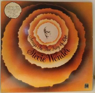 Stevie Wonder Songs In The Key Of Life Rare Yellow Vinyl Holland Record 1976 Nm