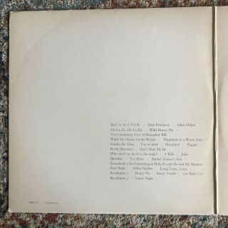 THE BEATLES WHITE ALBUM PURPLE LABEL 2 LP’S CAPITOL RECORDS SWBO - 101 VG,  /VG, 2