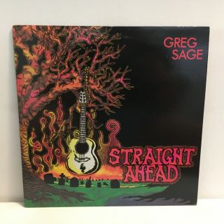 Greg Sage ‎straight Ahead Vinyl Record Lp 12 " Album 1985 Enigma 72007 - 1