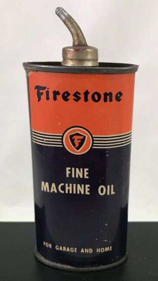 Firestone Fine Machine Oil Lead Top Oiler Gorgeous