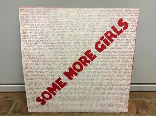 Rolling Stones SOME MORE GIRLS - Rare LP \ 2