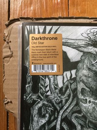 Darkthrone - Old Star - Gold Vinyl LP - 2019 - Limited Edition - & Unplayed 2