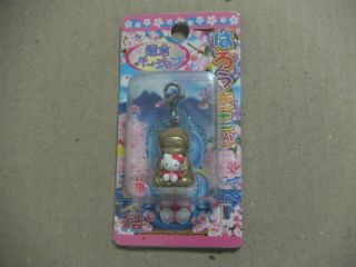 Hello Kitty Japan Mascot Strap Key Chain Charm Netsuke Phone Buddha