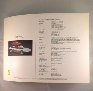 Ferrari 348,  Testarossa & Mondial Sales Brochure 1990 Ferrari North America 4/90 4
