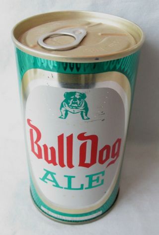 Vtg Bull Dog Ale 12 Oz Flat Top Beer Can - Maier Brewing Co.  Los Angeles Ca