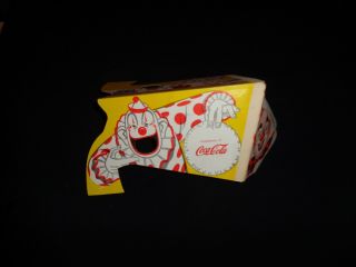 Coca Cola Paper Cardboard Pop Gun Pistol Circus Clown Lion Elephant 1954 Coke