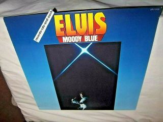 Elvis Presley - Moody Blue Oldies Rock Vg/vg,  Rare Black Vinyl Record Album Lp