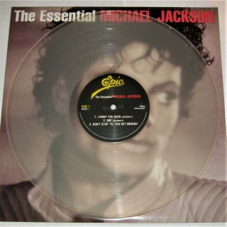 Michael Jackson The Essential 2 X Clear Vinyl Lp Rare Limited Edition 12 Track
