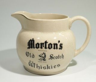 Vintage Wade Whisky Advertising Water Jug - Morton 