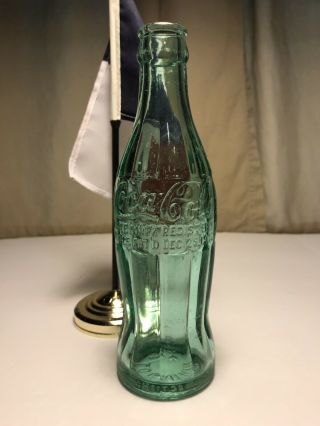 1923 Coca - Cola Hobbleskirt Coke " R " Bottle - Lockhart,  Texas