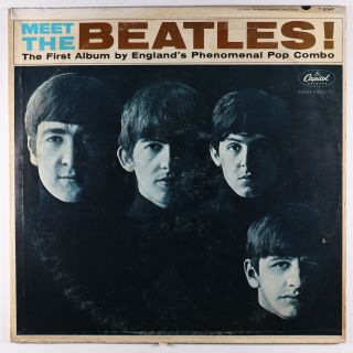 Beatles - Meet The Beatles Lp - Capitol Mono Vg,