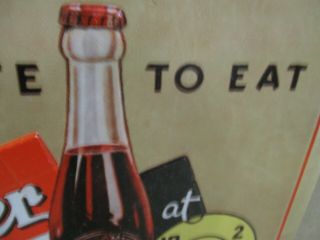 DR PEPPER Drink A Bite To Eat - Shows BOTTLE - BIG SIGN Country Store GAS STATION 6