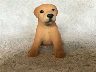1988 Rare North Light Yellow Labrador Retriever Lab Puppy Figurine