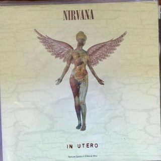 Nirvana - In Utero Lp - Dgc - 24607 Clear Blue Vinyl