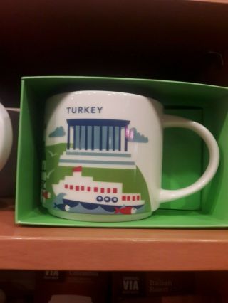 Starbucks Turkey Country Icon Mug Collector Series 16 oz Mug Cup 2016 3